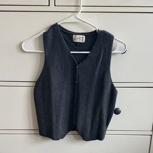 Universal Thread Black Knit Vest